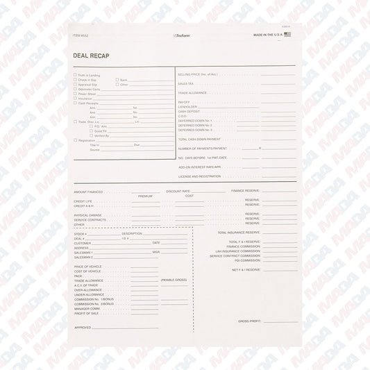 Deal Recap (100 Pack)