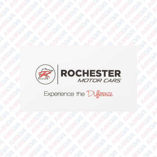 Custom Document Wallet - Rochester Motor Cars (500 Pack)