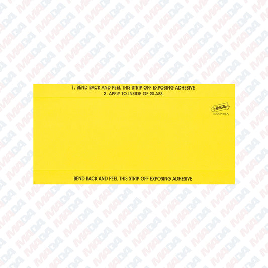 Yellow Mini Stock Sign