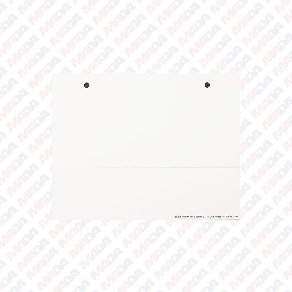 Vehicle Temp Tag (100 Pack)