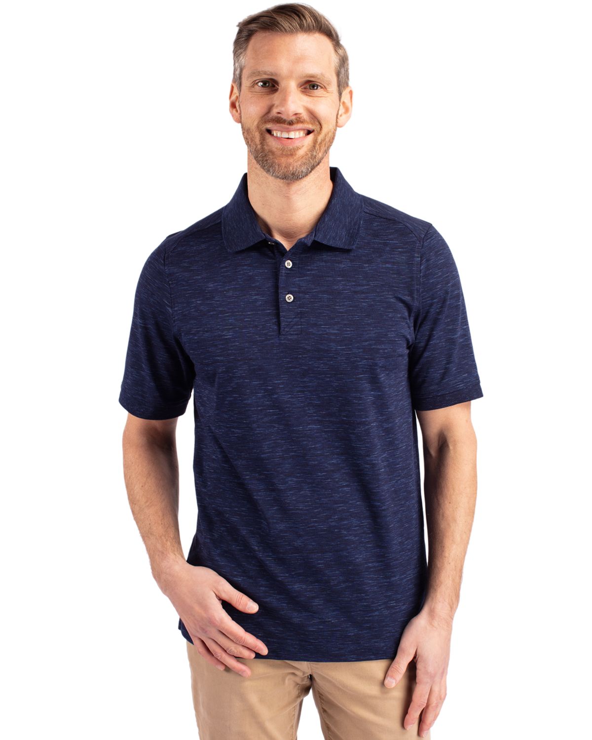 Cutter & Buck Advantage Cotton-Blend PiqueMensSpace-Dye Polo