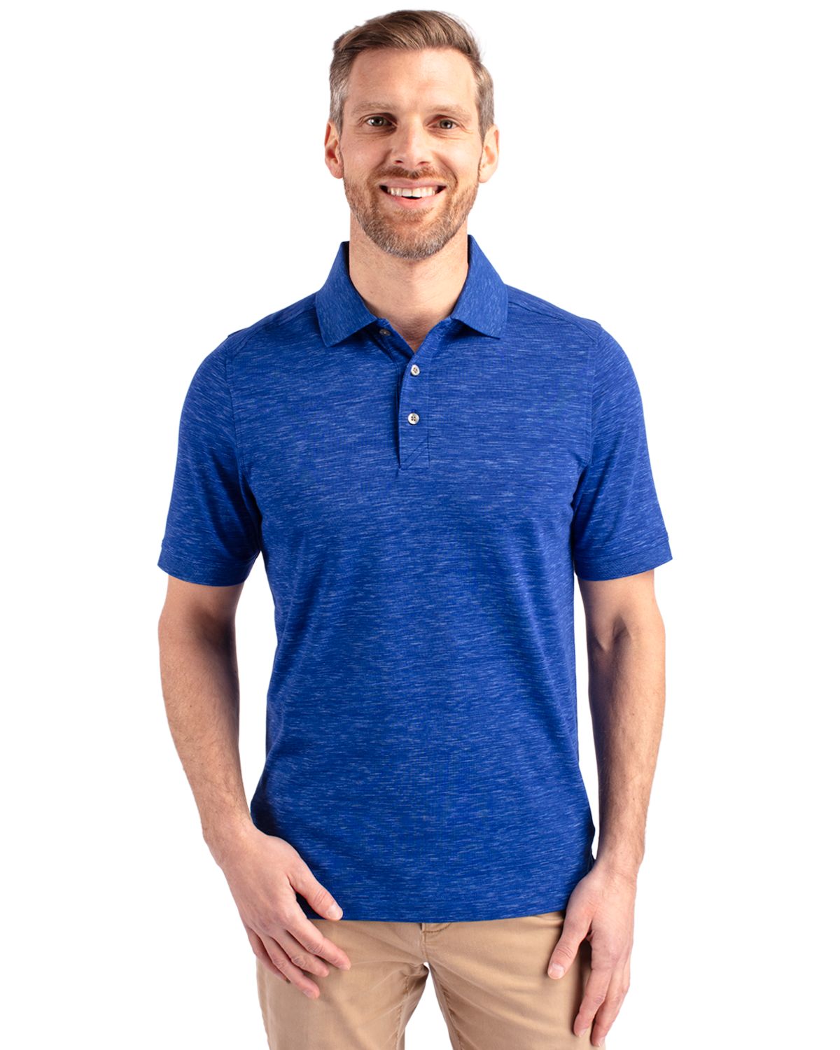 Cutter & Buck Advantage Cotton-Blend PiqueMensSpace-Dye Polo