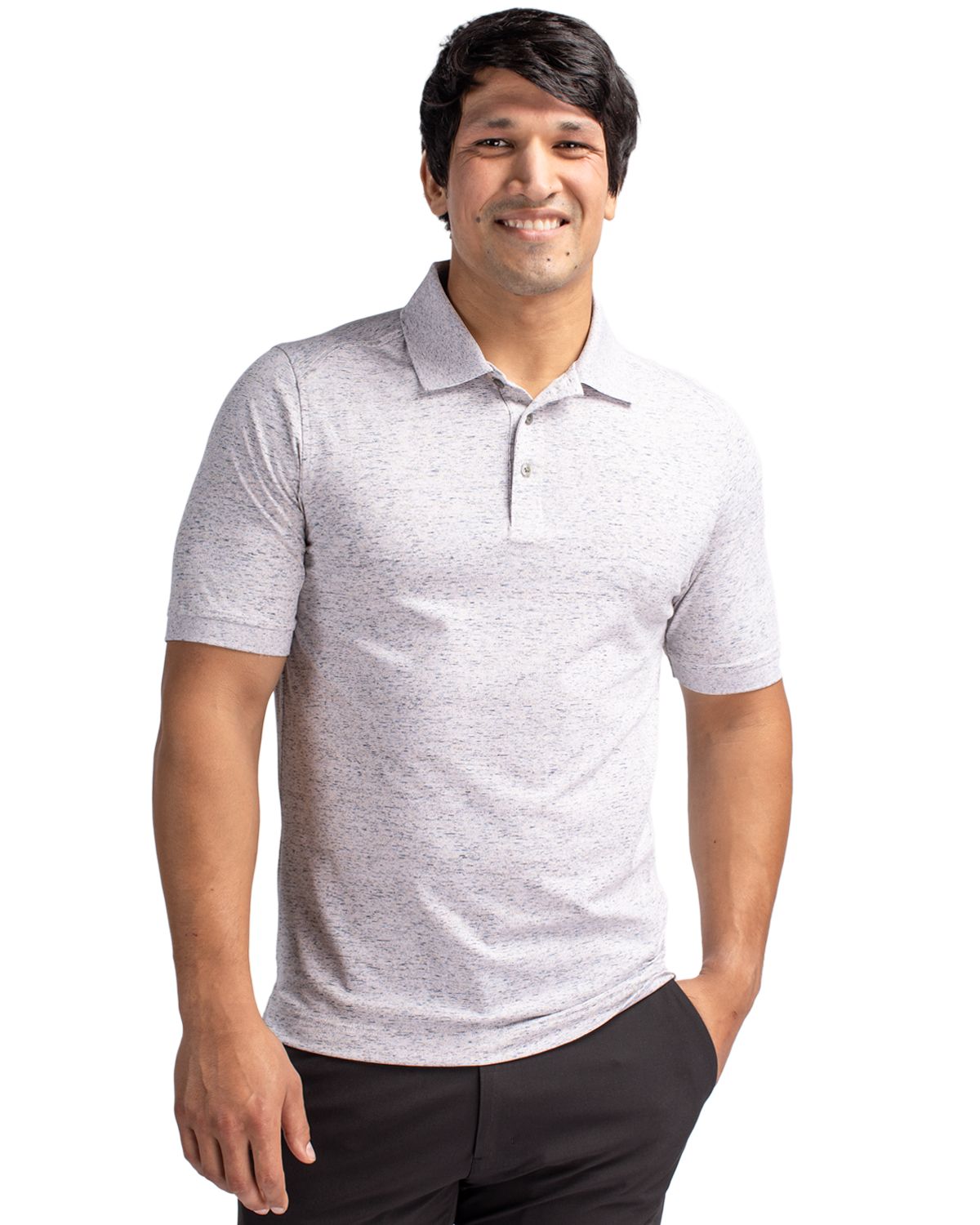 Cutter & Buck Advantage Cotton-Blend PiqueMensSpace-Dye Polo