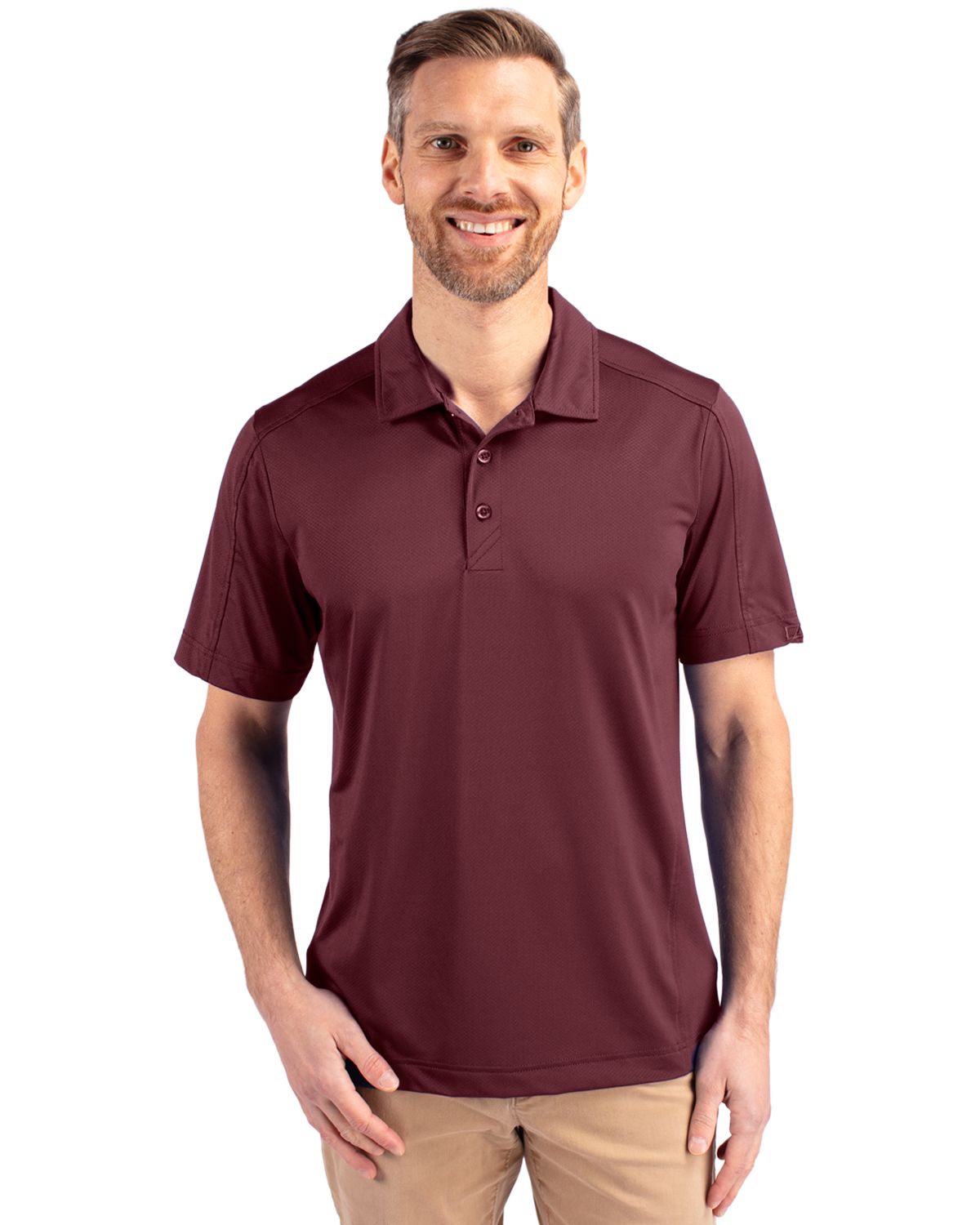 Cutter & Buck Prospect Recycled Featherlight Stretch Mens Polo