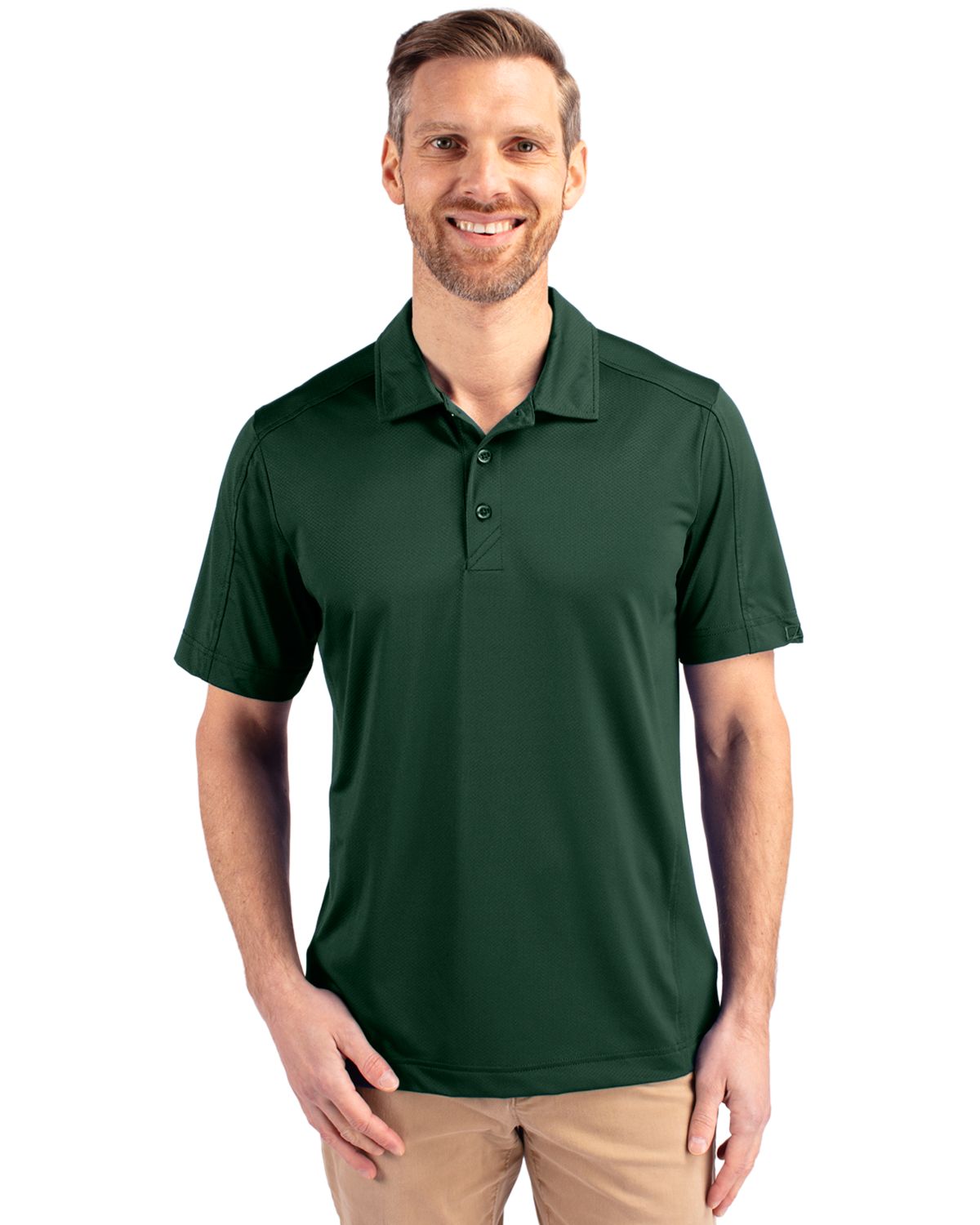 Cutter & Buck Prospect Recycled Featherlight Stretch Mens Polo