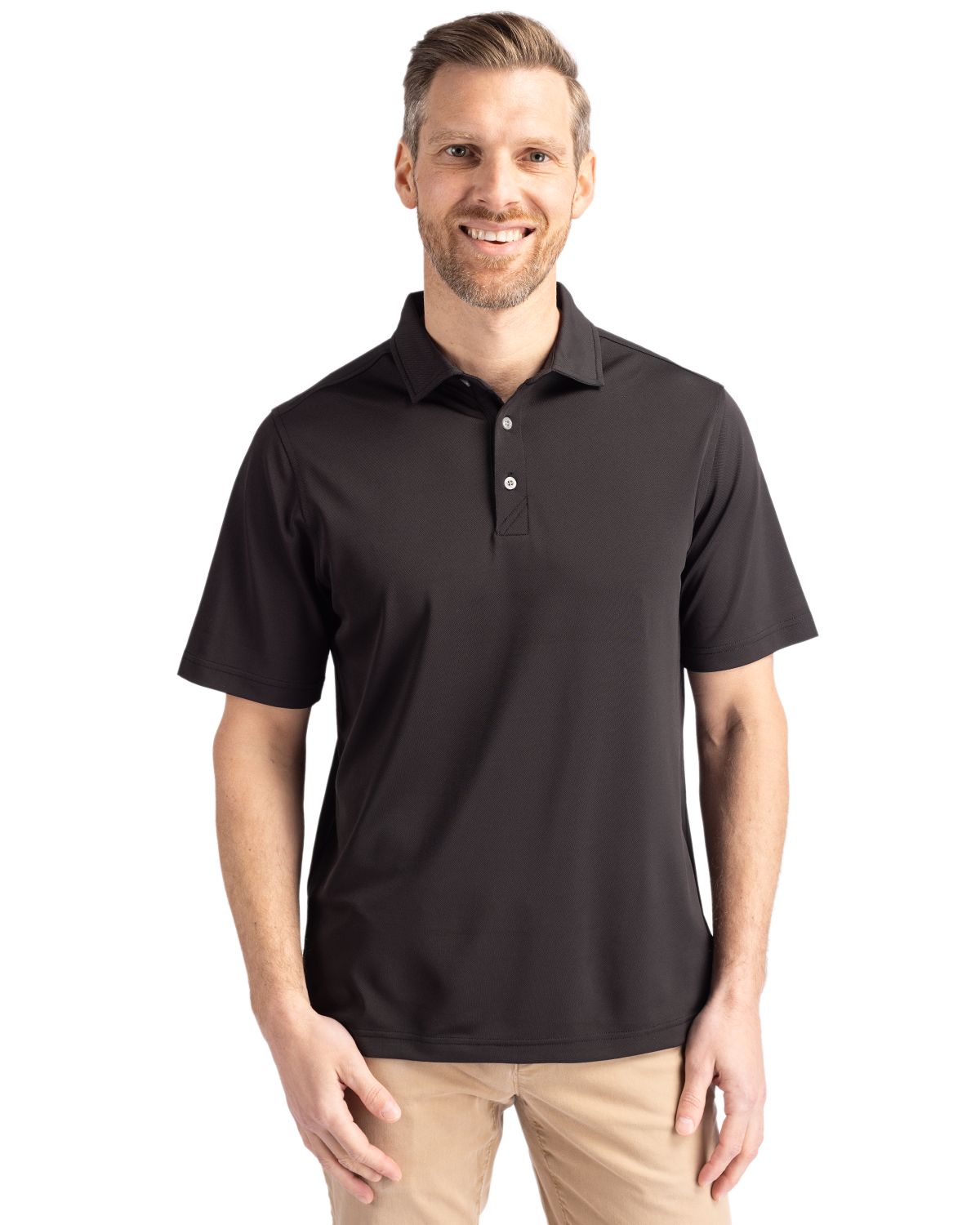 Cutter & Buck Virtue Recycled Featherlight Pique Mens Polo