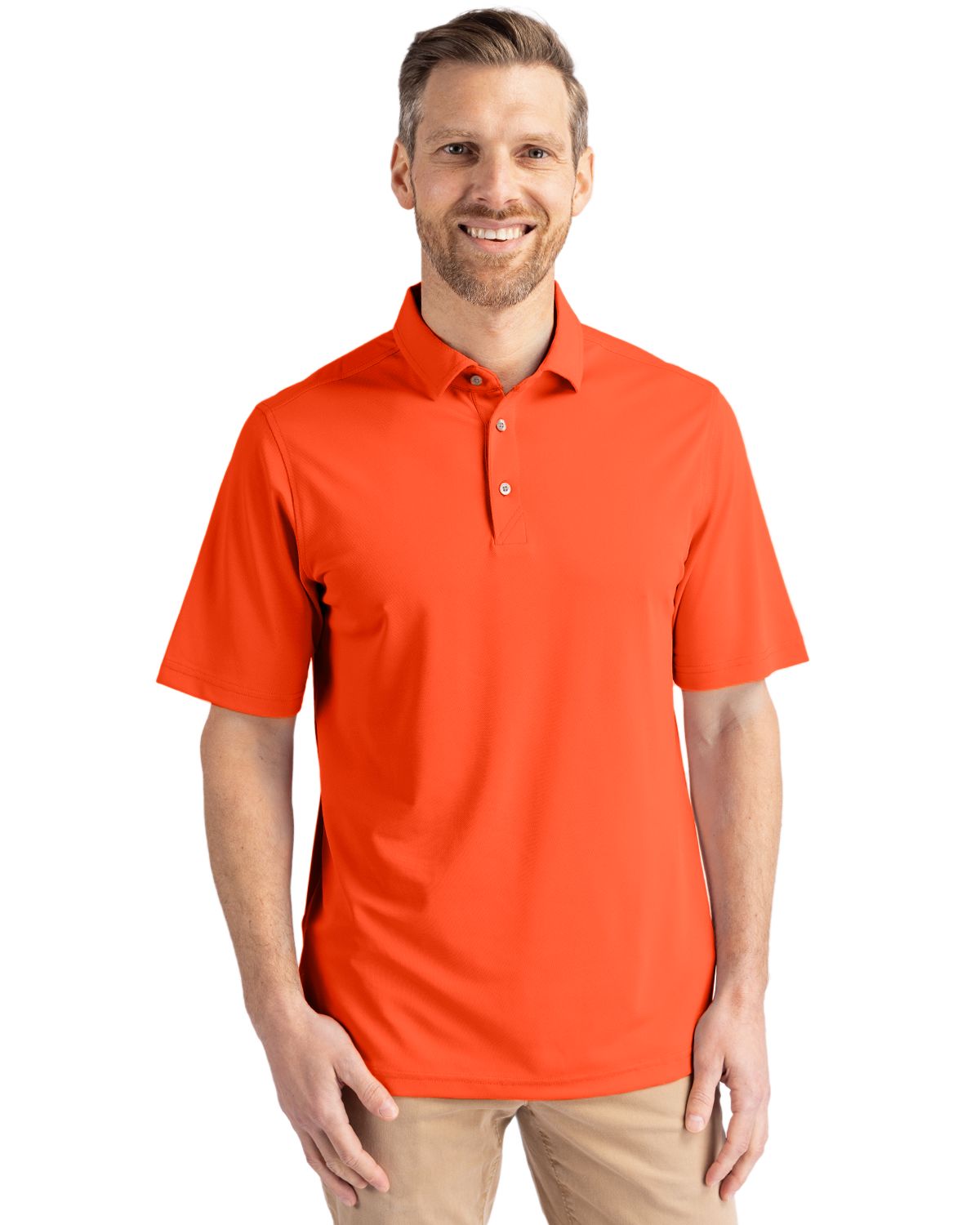 Cutter & Buck Virtue Recycled Featherlight Pique Mens Polo