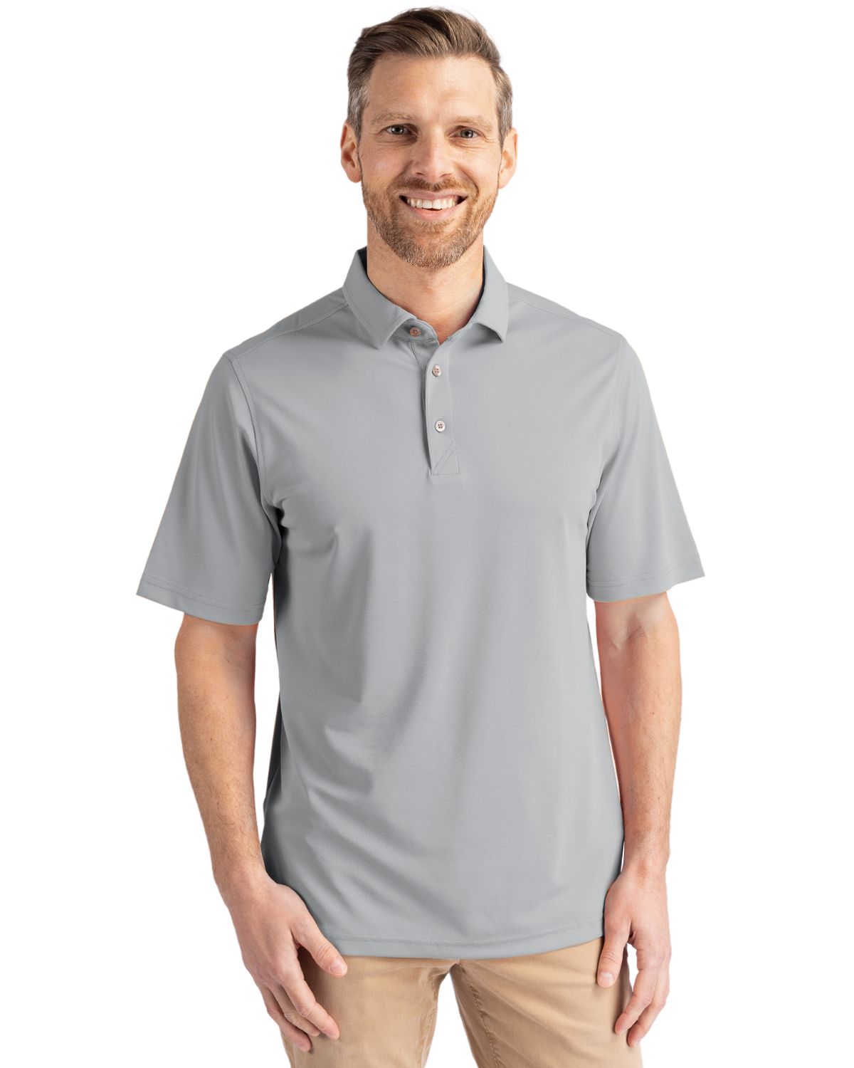 Cutter & Buck Virtue Recycled Featherlight Pique Mens Polo