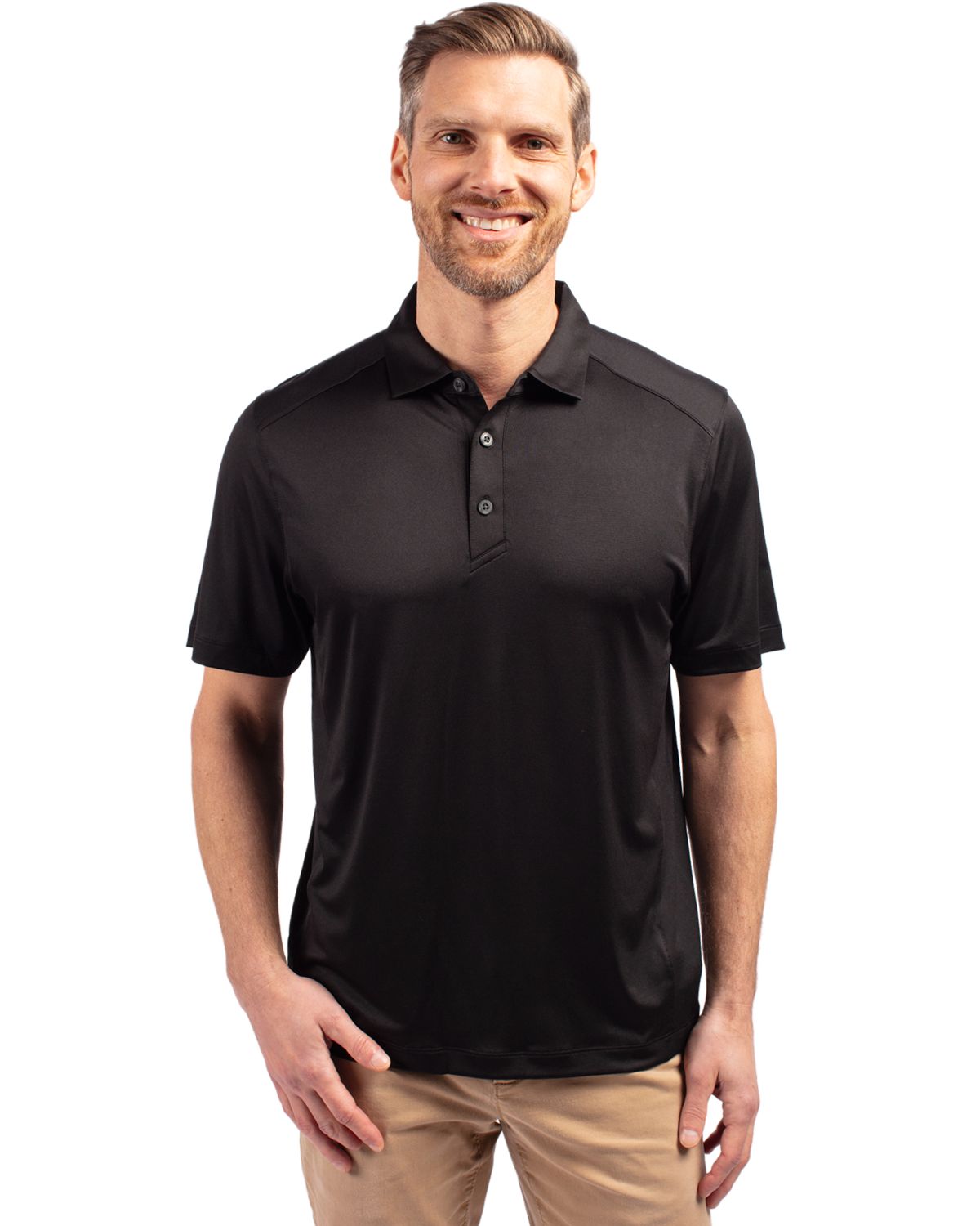 Cutter & Buck Forge Recycled Four-Way Stretch Mens Big & Tall Polo