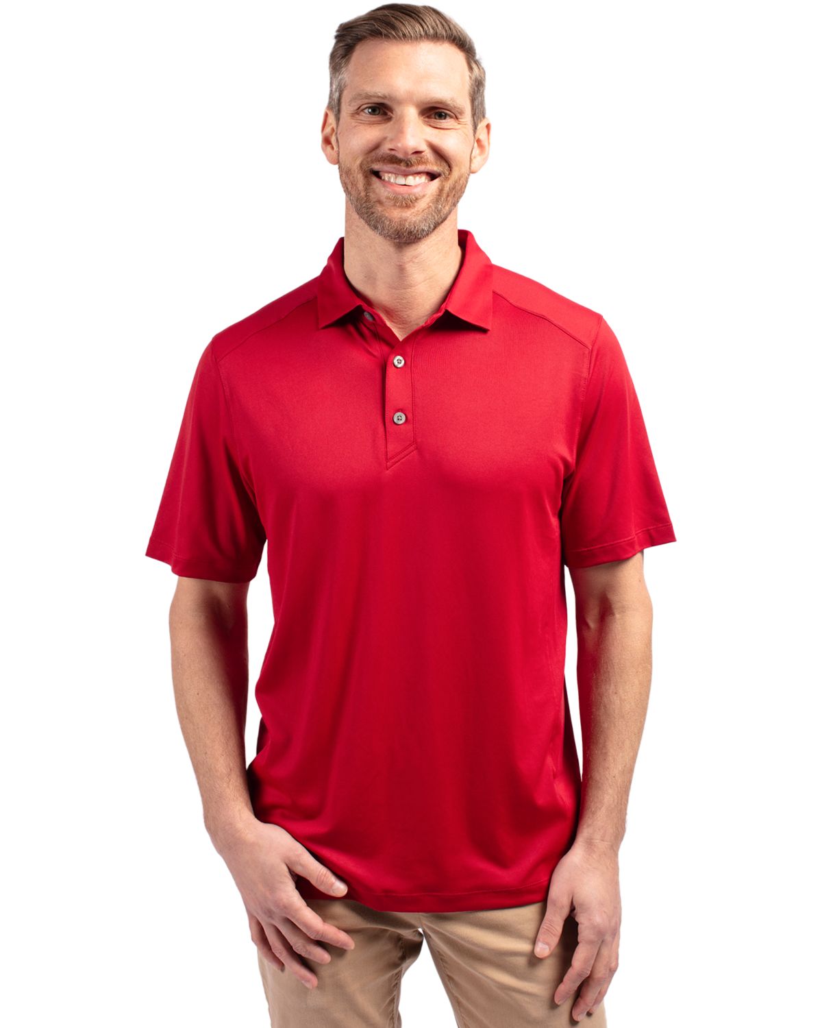 Cutter & Buck Forge Recycled Four-Way Stretch Mens Big & Tall Polo