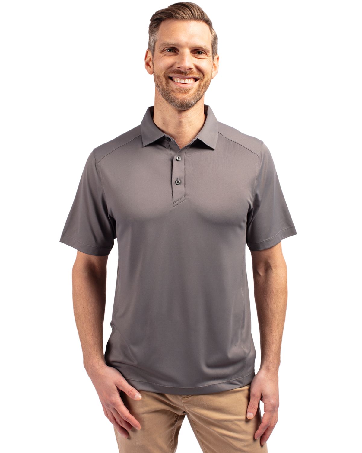 Cutter & Buck Forge Recycled Four-Way Stretch Mens Big & Tall Polo