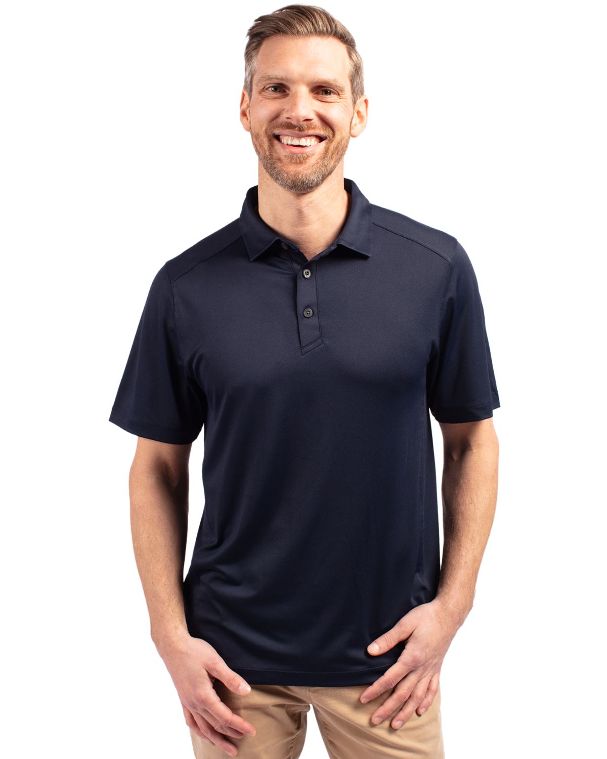 Cutter & Buck Forge Recycled Four-Way Stretch Mens Big & Tall Polo
