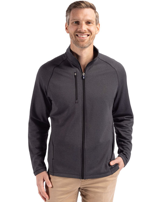 Cutter & Buck Peshastin RecycledGridFleeceMensFull Zip Jacket