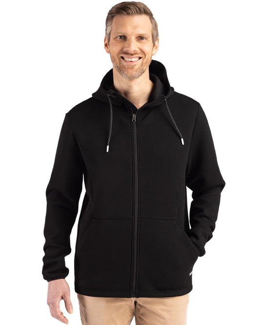 Cutter & Buck Roam Recycled Buttery-Soft Knit Mens Full Zip Hooded Jacket
