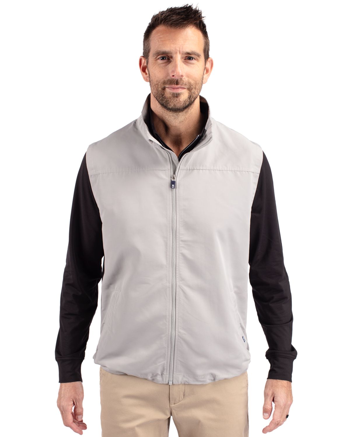 Cutter & Buck Charter Recycled PackableMensBig & Tall Full Zip Vest