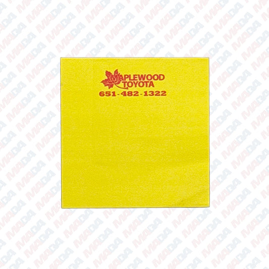 Maplewood Toyota 3 X 3 Sticky Note Pads (250 pack)