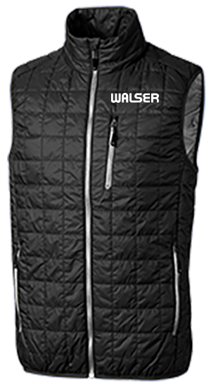Walser Mens Black Rainier Puffer Vest