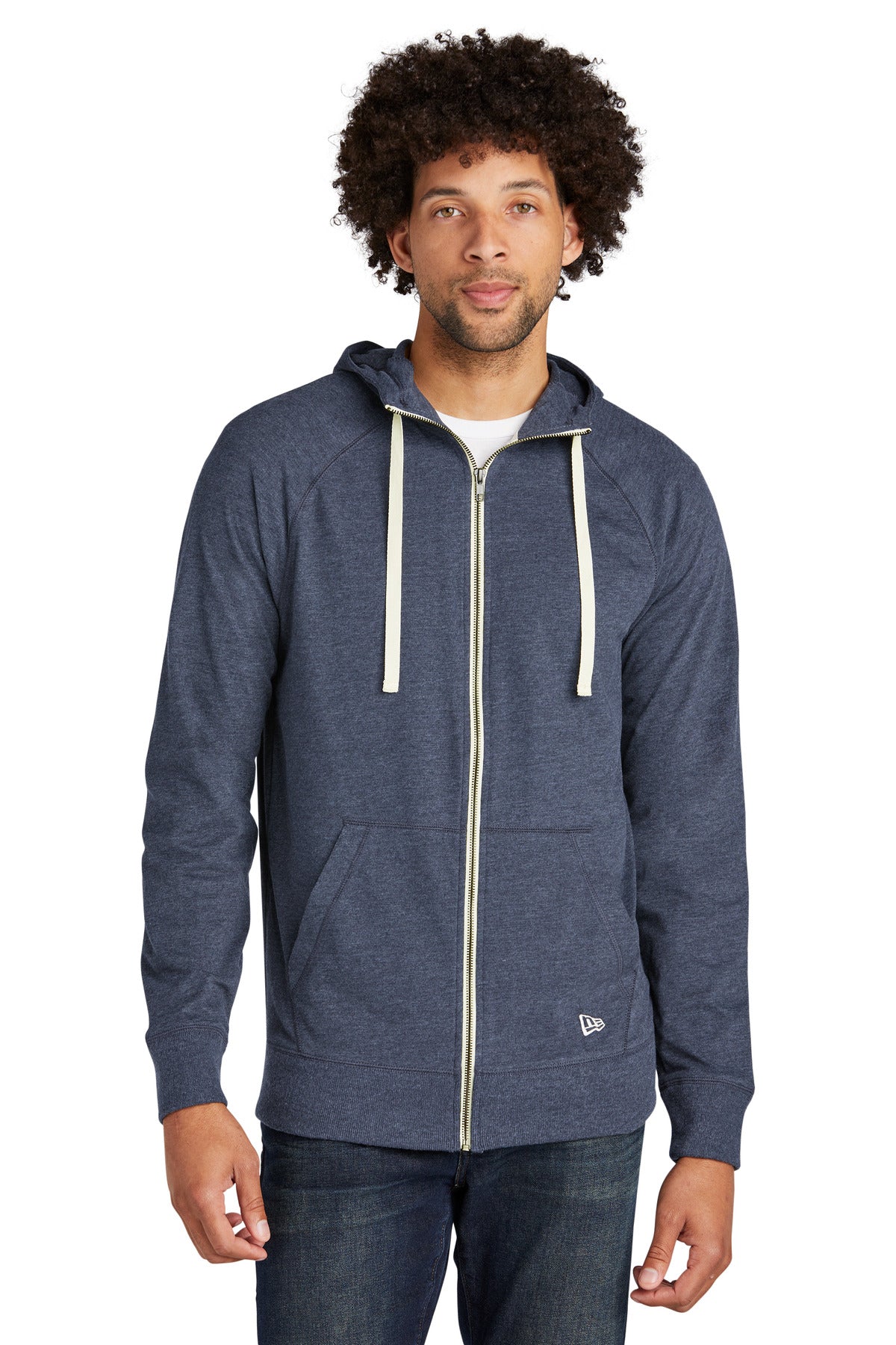 New Era  ®  Sueded Cotton Blend Full-Zip Hoodie. NEA122