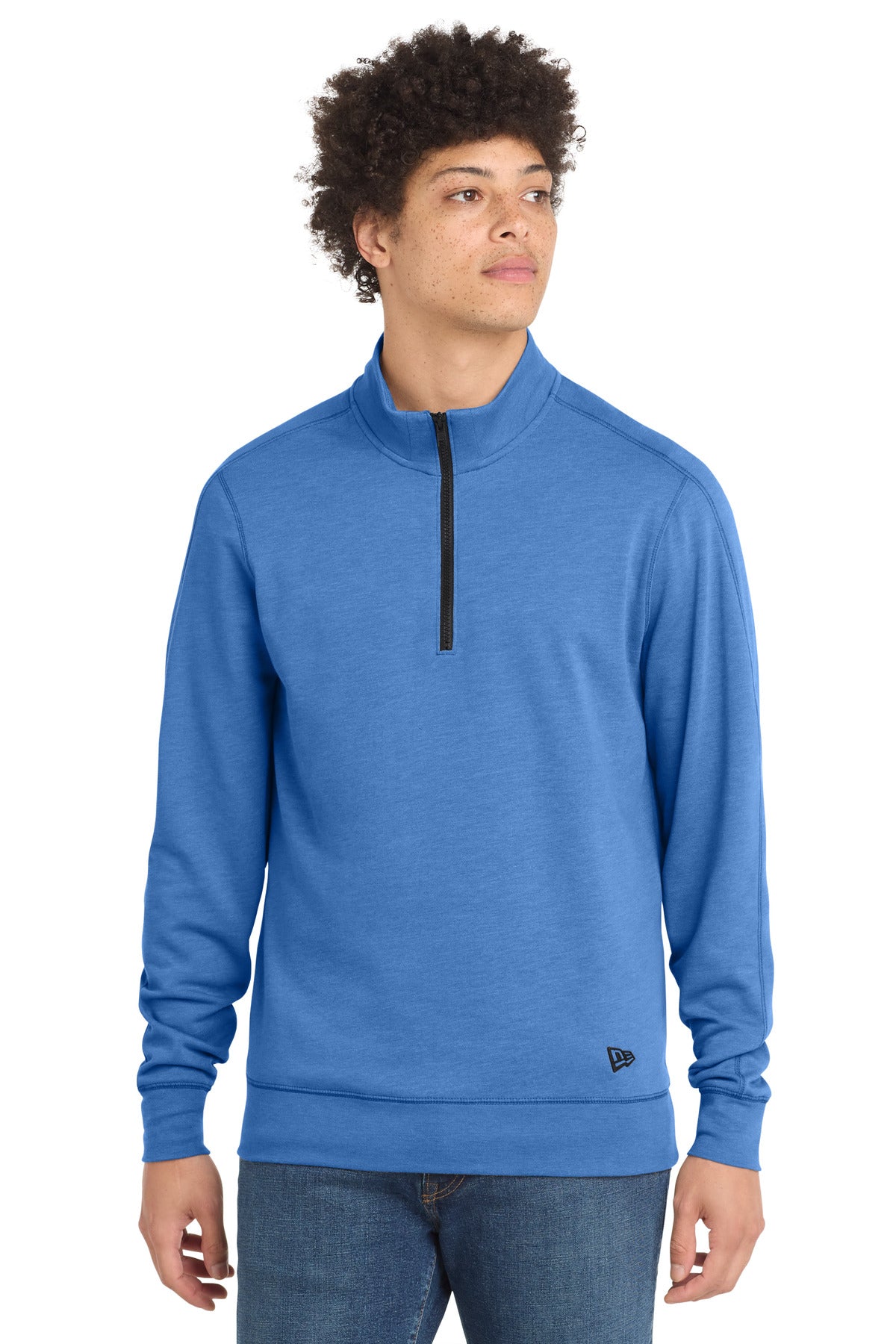 New Era  ®  Tri-Blend Fleece 1/4-Zip Pullover. NEA512