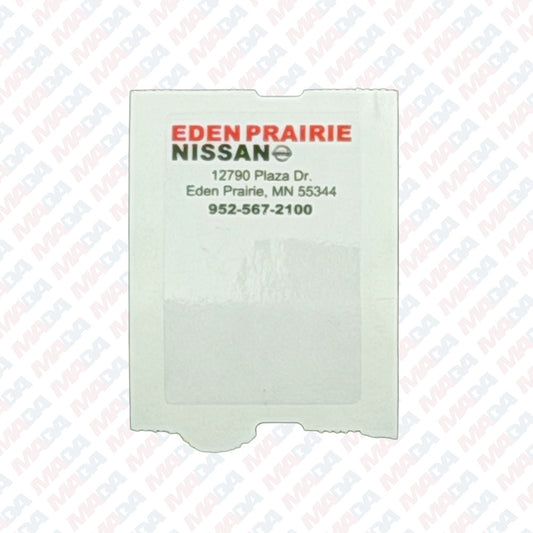 Oil Change Labels - Eden Prairie Nissan (500 Pack)