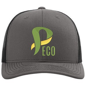 Richardson 112RE Recycled Trucker Hat w/Leatherette Adhesive Patches or Embroidery