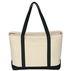 Large Starboard Cotton Canvas Tote Bag