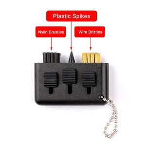 Golf Club Brush & Groove Cleaner Keychain