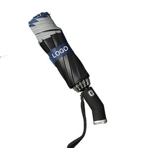 Logo blue led umbrella
