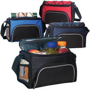 Lunch Cooler Bag w/ Pockets & Shoulder Strap