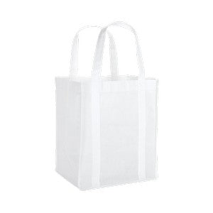 Vespera Recycled Non-Woven Grocery Tote w/Bottom Insert