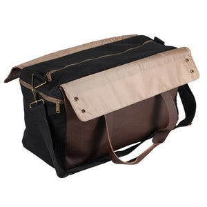 Danville Leather & Canvas Duffel Bag