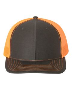 Charcoal Gray/Neon Orange
