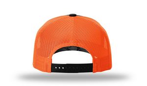 Realtree Edge/Neon Orange Blank Back View