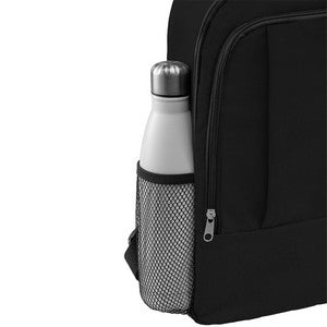 Black Side With Water Bottle