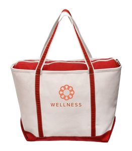 Sailway Large Zippered Tote Bag
