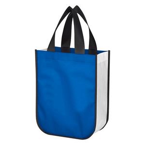 Waterproof Lola Laminated Tote Bag, 9 1/16'x 12''x 4 3/4''