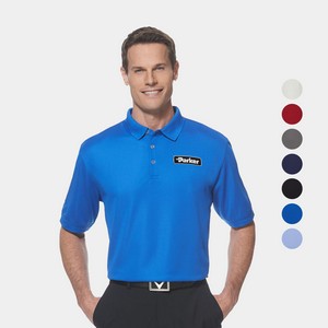 Callaway® Vent Moisture Wicking Men's Ottoman Polo Shirt with Custom Logo