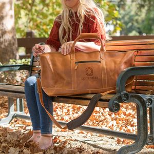 Distressed Tan Logto