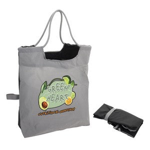 Boulevard Foldable Ripstop Tote with Cinch Cord Handles
