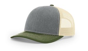 Heather Grey Birch Army Olive Green