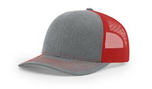 Heather Grey / Red