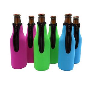 Zippered Beverage Insulator Sleeve 11oz
