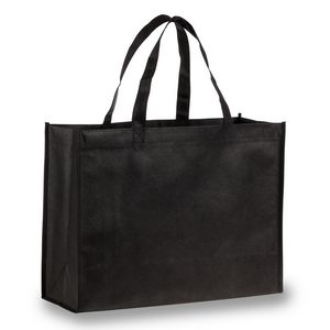 Non-Woven Shopping Gusset Tote Bag USA Decorated (16" X 12" X 6")