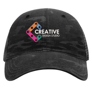 Richardson 111PT Relaxed Tactical MultiCam Hats with Embroidery