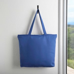 12 oz. Beaverton Zippered Cotton Canvas Tote