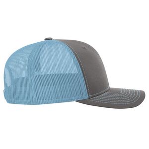 Charcoal Gray/Columbia Blue Blank Side View