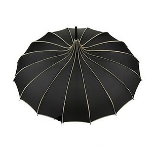Blank Black Old-Fashionable Umbrella