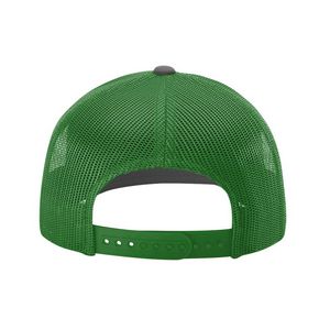 Charcoal Gray/Kelly Green Blank Back View
