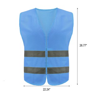 High Visibility Safety Vest with 2 Reflective Strips