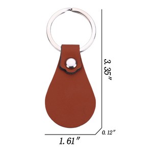 PU Leather Keychain Pendant Car Keychain Gift